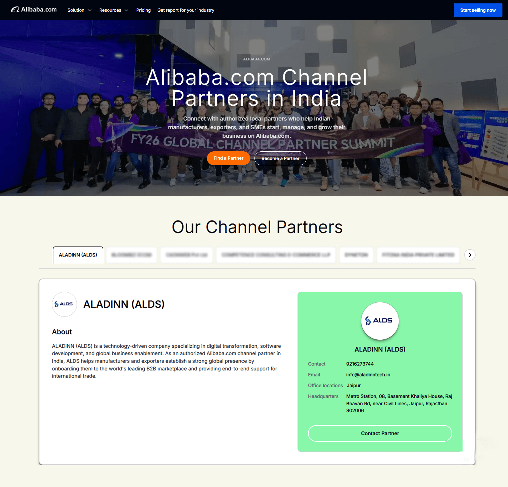 Alibaba Official Partner