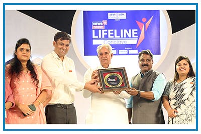 Aladinn Health wins Lifeline Conclave Award by News 18 Rajasthan for healthcare in IT infrastructure 